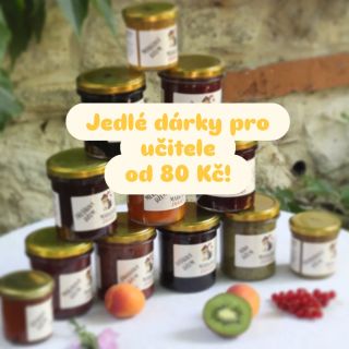 9 z 10 učitelů by raději než květinu dostalo něco k snědku. 🤩 Potěšte je za vysvědčení ovocnými džemy a vyberte si z...